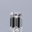 0.30 carat Emerald diamond D VVS2 
