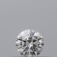 0.21 carat Round diamond D VVS2 Excellent