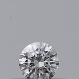 0.18 carat Round diamond D  VVS2 Excellent