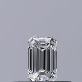 0.23 carat Emerald diamond F VVS2 