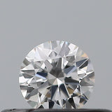 0.19 carat Round diamond F  IF Excellent