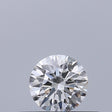 0.25 carat Round diamond E IF Excellent