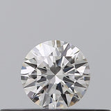 0.19 carat Round diamond F  IF Excellent