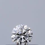0.19 carat Round diamond E VVS1 Excellent