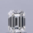0.63 carat Emerald diamond F IF 