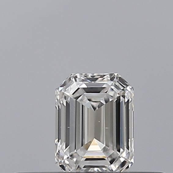 0.23 carat Emerald diamond D VS2 