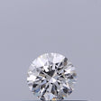 0.23 carat Round diamond D VVS2 Excellent