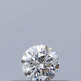 0.18 carat Round diamond E VVS1 Excellent