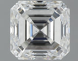 0.74 carat Asscher diamond F VS2 