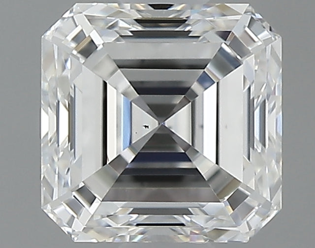 0.74 carat Asscher diamond F VS2 