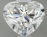 0.60 carat Heart diamond D VVS2 