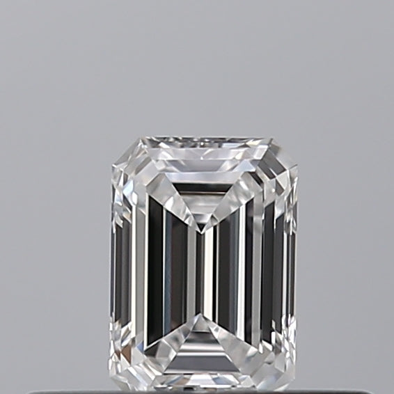 0.25 carat Emerald diamond D  VVS2