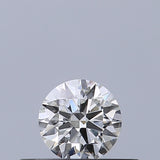 0.25 carat Round diamond G IF Excellent