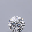 0.24 carat Round diamond F VVS2 Excellent