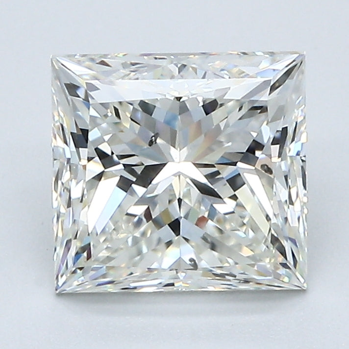 2.5 carat Princess diamond J  SI1