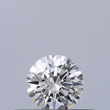 0.25 carat Round diamond E VVS1 Excellent