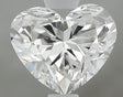 0.90 carat Heart diamond G VVS2 
