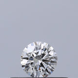 0.18 carat Round diamond E IF Excellent