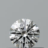 0.25 carat Round diamond E VVS1 Excellent