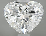 0.80 carat Heart diamond F VVS2 