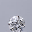 0.23 carat Round diamond D VVS1 Excellent