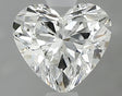 0.90 carat Heart diamond H SI1 