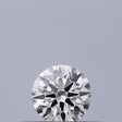 0.19 carat Round diamond D VVS1 Excellent