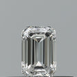 0.23 carat Emerald diamond E VVS1 