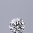 0.18 carat Round diamond E VVS1 Excellent