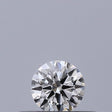 0.18 carat Round diamond E IF Excellent
