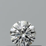 0.18 carat Round diamond E IF Excellent