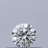 0.24 carat Round diamond E VVS2 Excellent