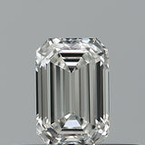 0.34 carat Emerald diamond F VVS2 