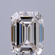 1.01 carat Emerald diamond H VVS1 