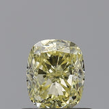 0.59 carat Cushion diamond  Yellow VS2