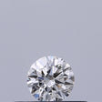 0.19 carat Round diamond E IF Excellent