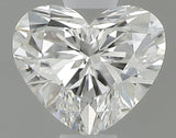 0.52 carat Heart diamond F  SI1 Excellent