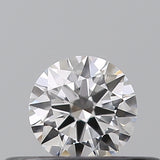 0.21 carat Round diamond D  VVS2 Excellent