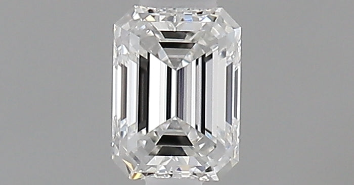 0.27 carat Emerald diamond F  VVS2