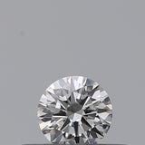 0.19 carat Round diamond F  IF Excellent