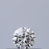 0.18 carat Round diamond F IF Excellent