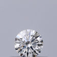 0.21 carat Round diamond E VS1 Excellent