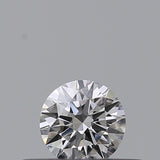 0.22 carat Round diamond E  IF Excellent