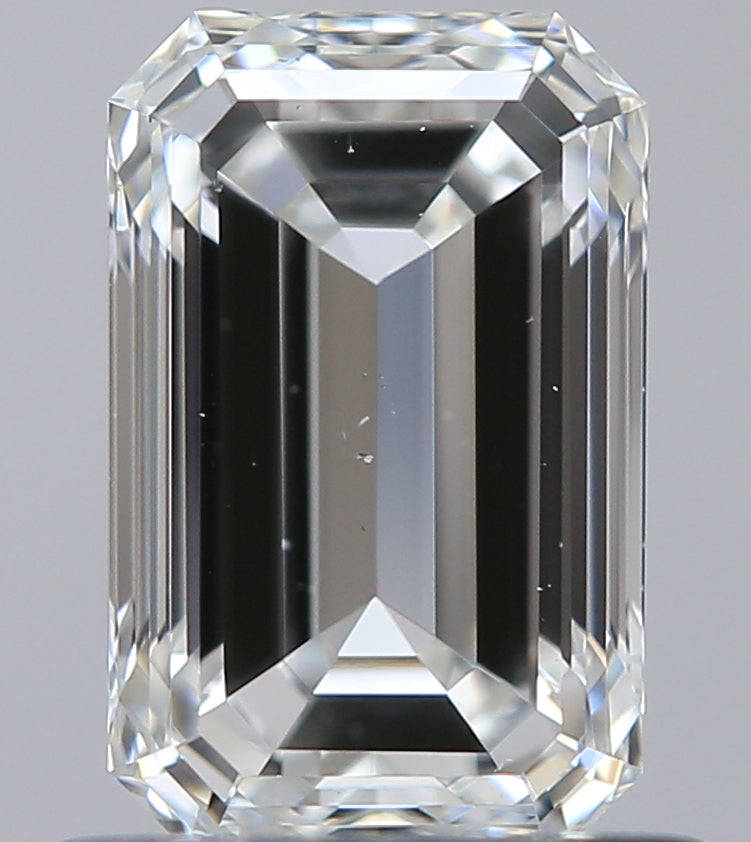 0.90 carat Emerald diamond H VS2 