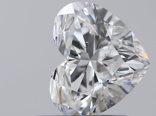 0.81 carat Heart diamond F SI1 