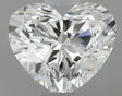 0.42 carat Heart diamond F SI1 
