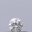 0.18 carat Round diamond E VVS2 Excellent
