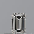 0.23 carat Emerald diamond F VVS2 