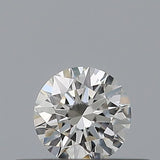 0.21 carat Round diamond F  IF Excellent