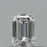 0.30 carat Emerald diamond D VVS2 